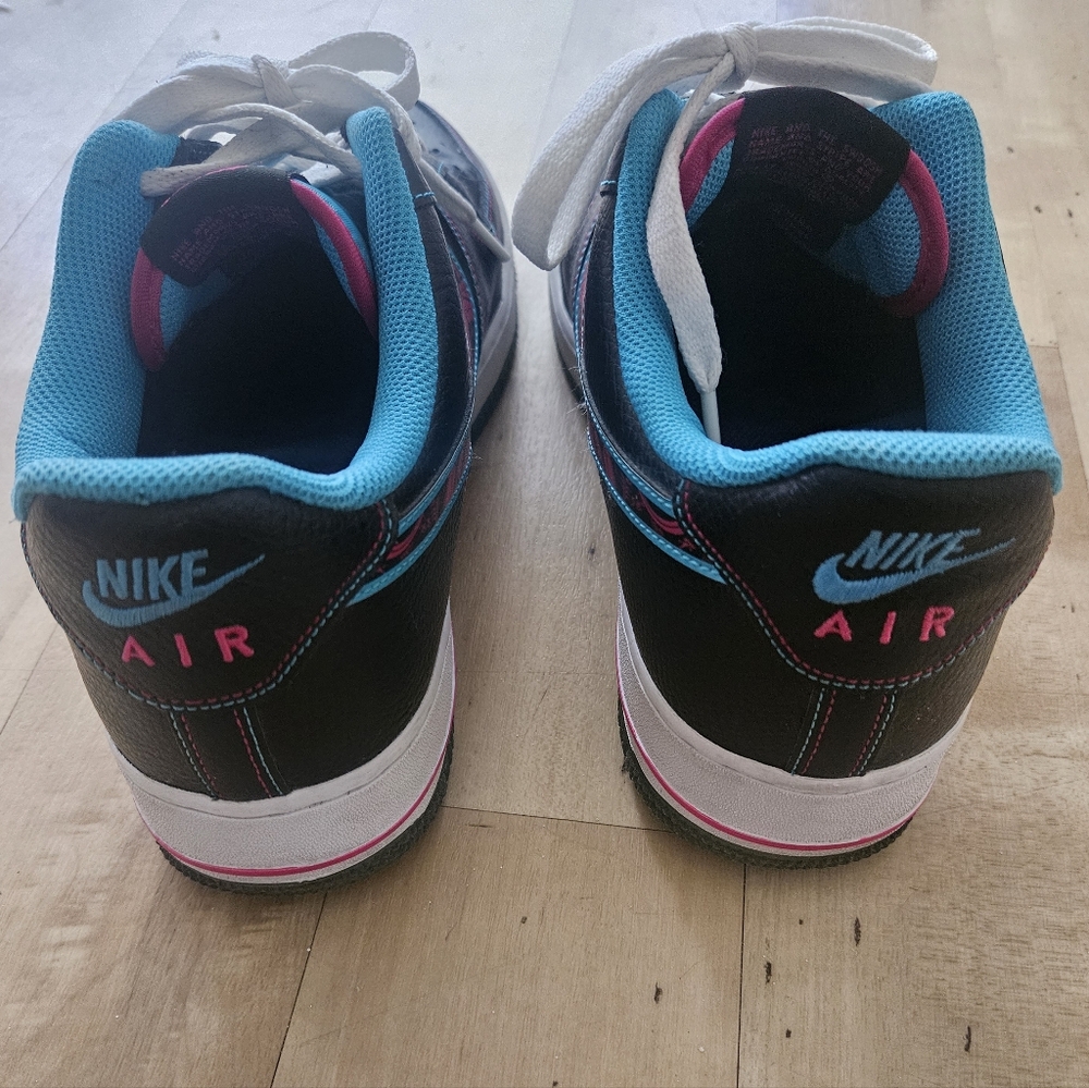Nike Air Force 1s Miami Nights Shoes Men’s Sz 10.5 - Picture 11 of 13